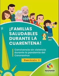 Fascículo 3 "Convivencia sin violencia durante la pandemia del Coronavirus"