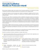 Guía de Discusión para Grupos Focales de Protección Infantil