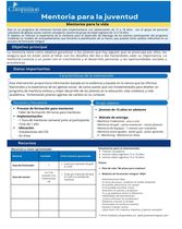 Resumen de la intervención: Capacitación en Mentoría Juvenil